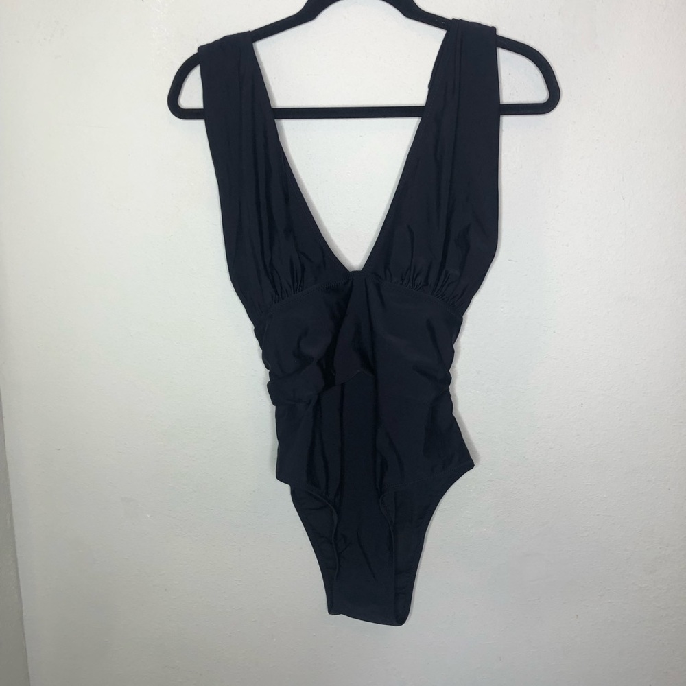 NWT Cupshe Deep Plunge One Piece Swimsuit Size XL